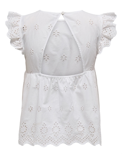 Lou Life Embroidery Open Back Top - Only